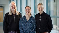 ledningsgruppen UCMR: Ingrid Söderbergh, Marta Bally och Fredrik Almqvist