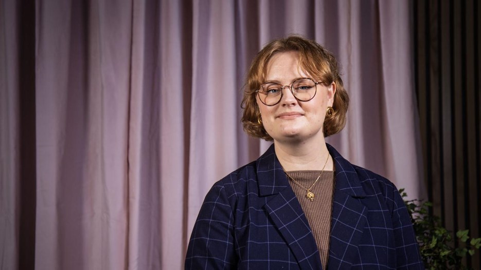 Porträtt på Linnea Öhlund