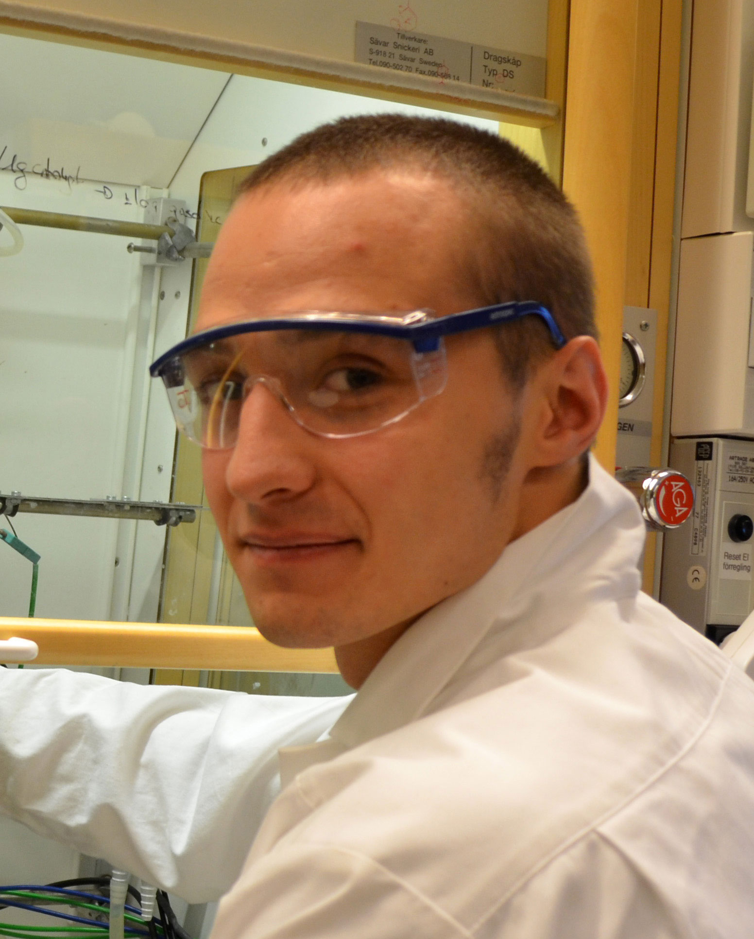 Picture of Mikhail Golets at Umeå University.