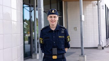 Lisa Dahlkvist är alumn vid Polisprogrammet i Umeå
