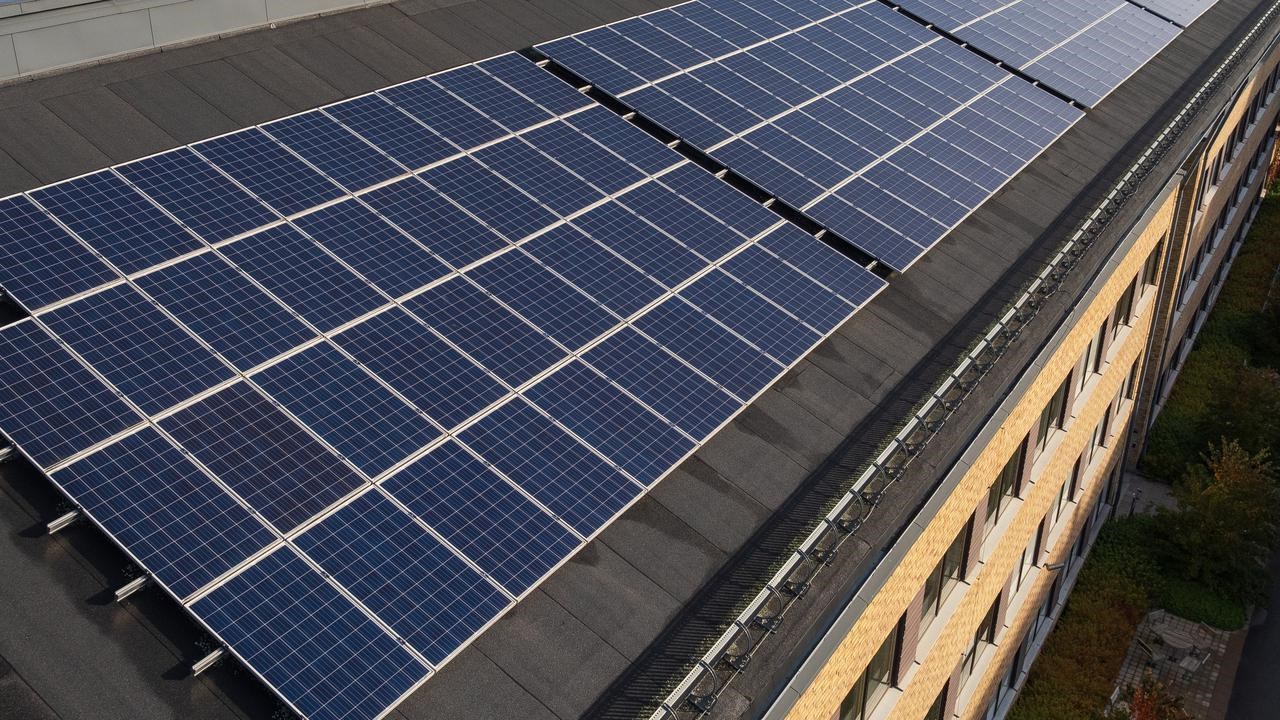 Solar panels on a rool