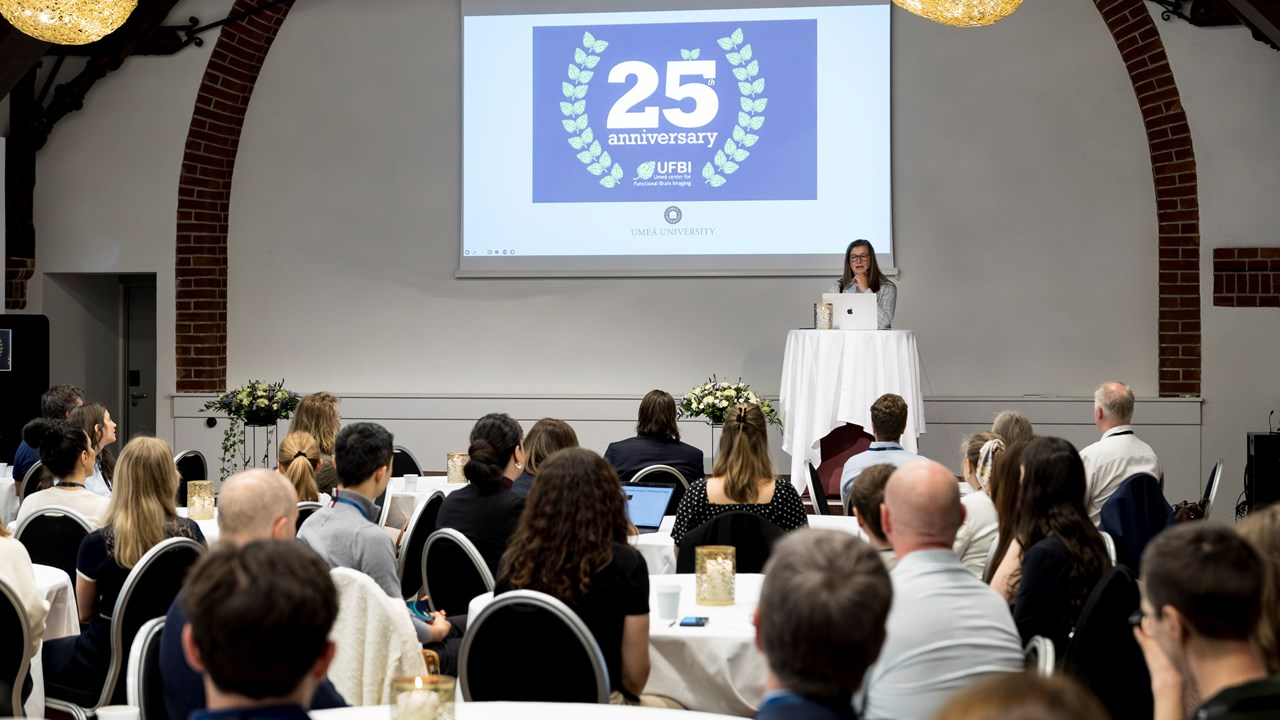 Katrine Riklund under UFBIs 25 års jubileum