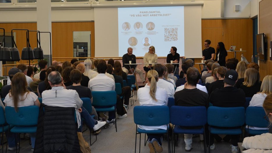 Under SKI-konferensen genomfördes även ett panelsamtal med temat ”På väg mot arbetslivet