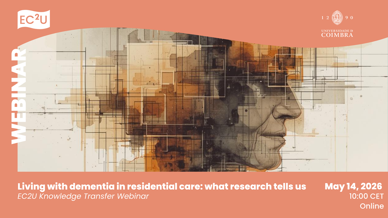 En affisch med en kvinnas ansikte på.