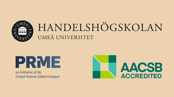Logotyp för Handelshögskolan vid Umeå universitet