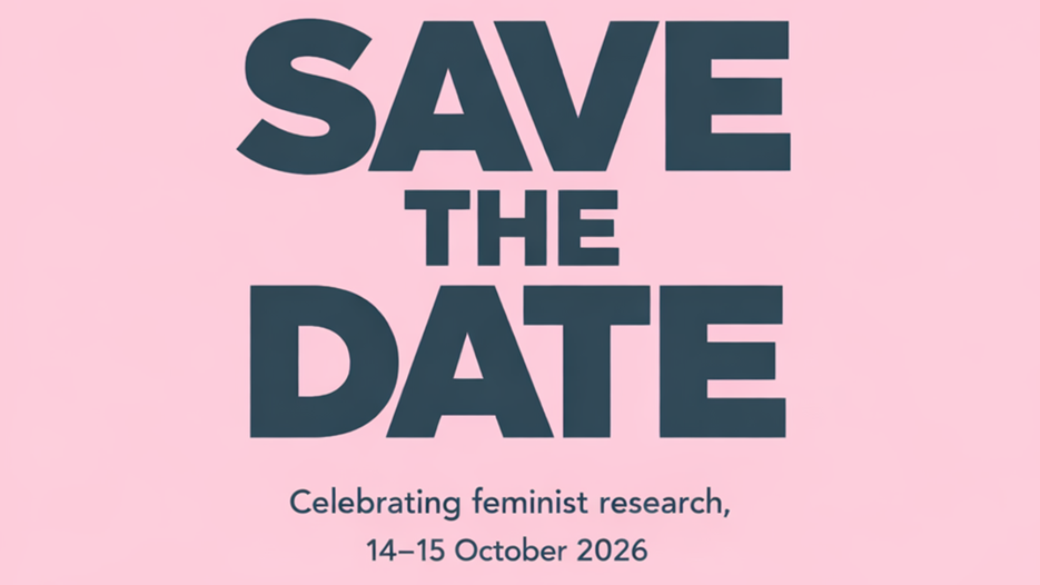 En rosa bild med orden "Save the date" (spara datumet).