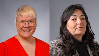 Anna Thorsell och Annika Andersson.