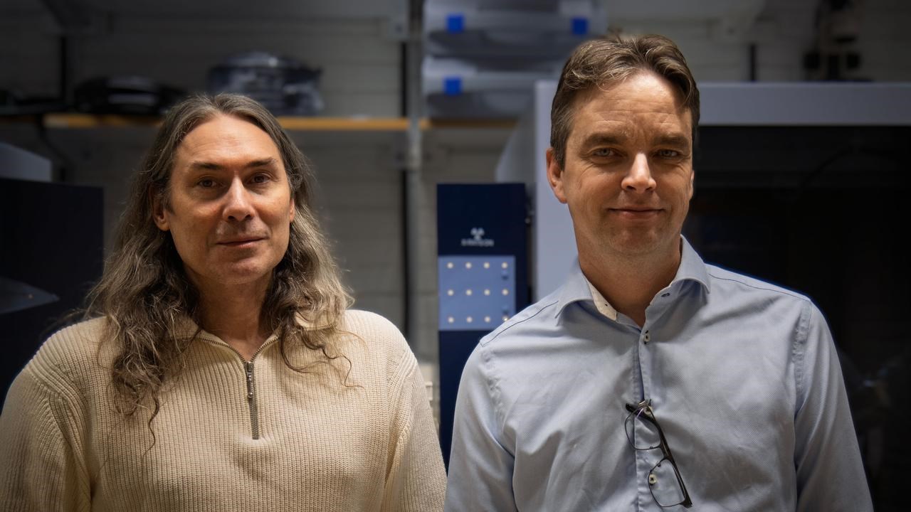 Porträtt på Nils Skoglund och Markus Broström