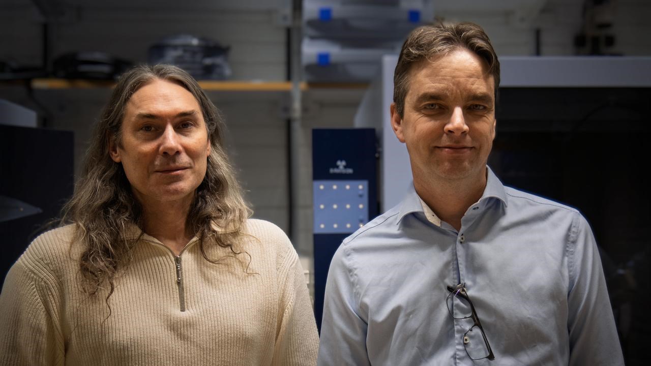 Porträtt på Nils Skoglund och Markus Broström