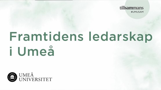 Film: Framtidens ledarskap i Umeå