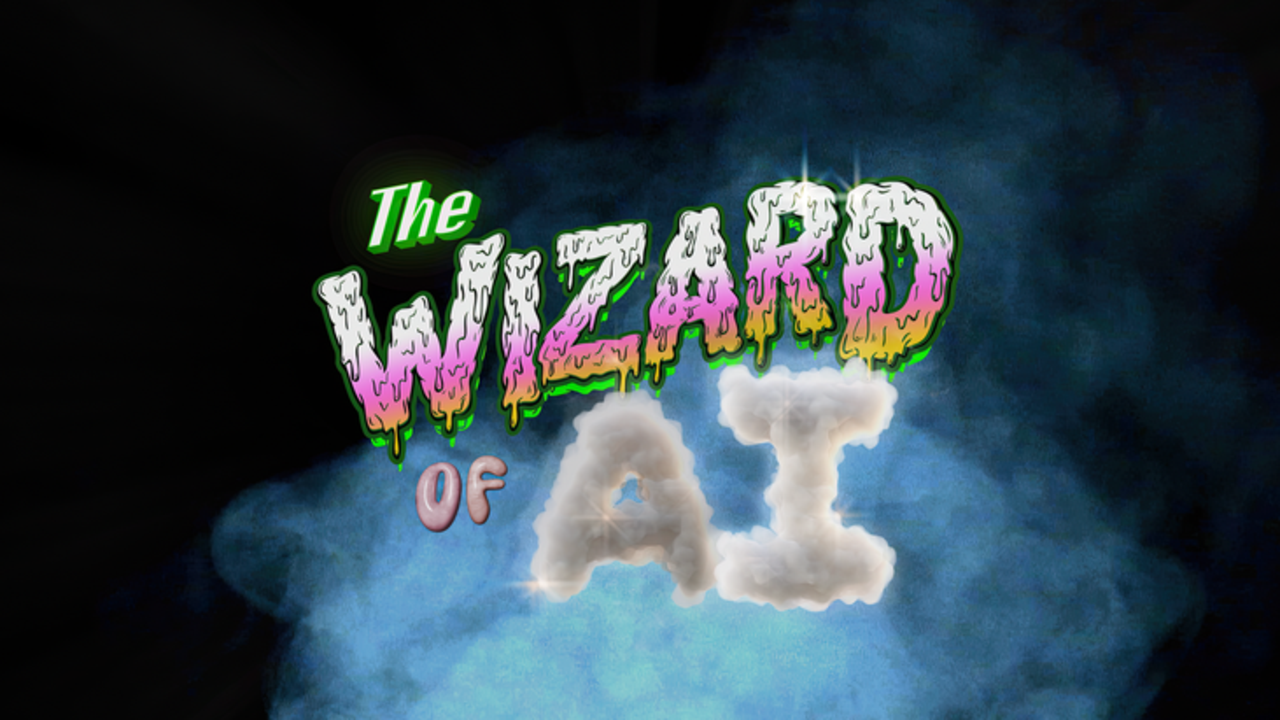 bild med texten "The wizard of AI"