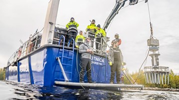 Bild på forskningsfartyg