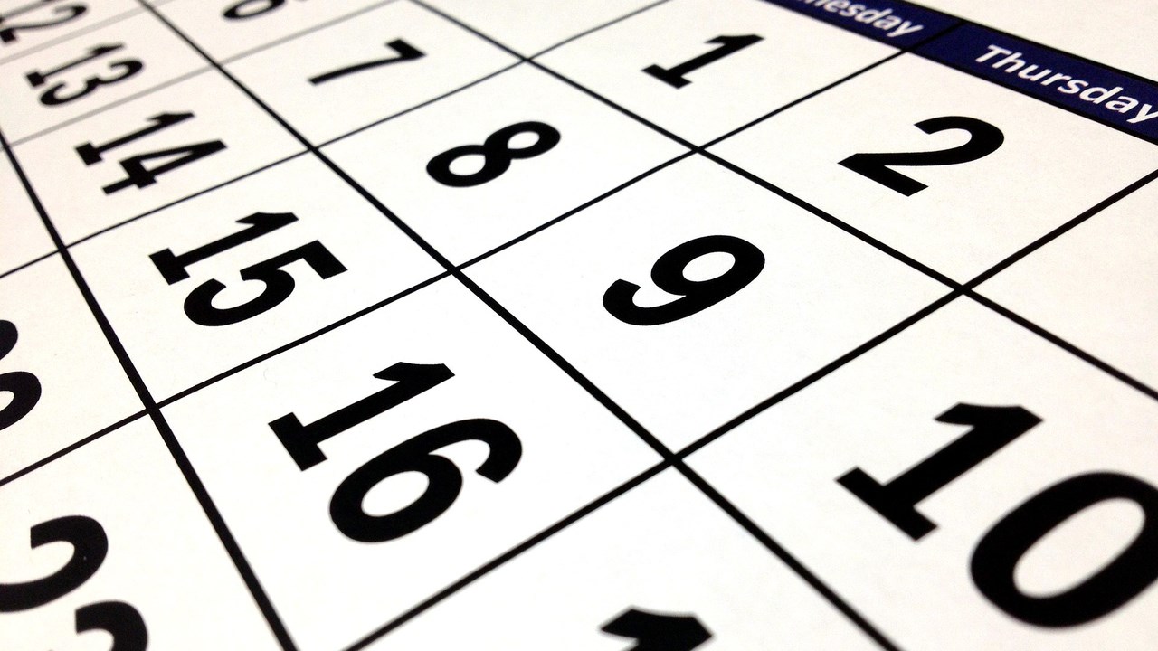 Bild på kalender
