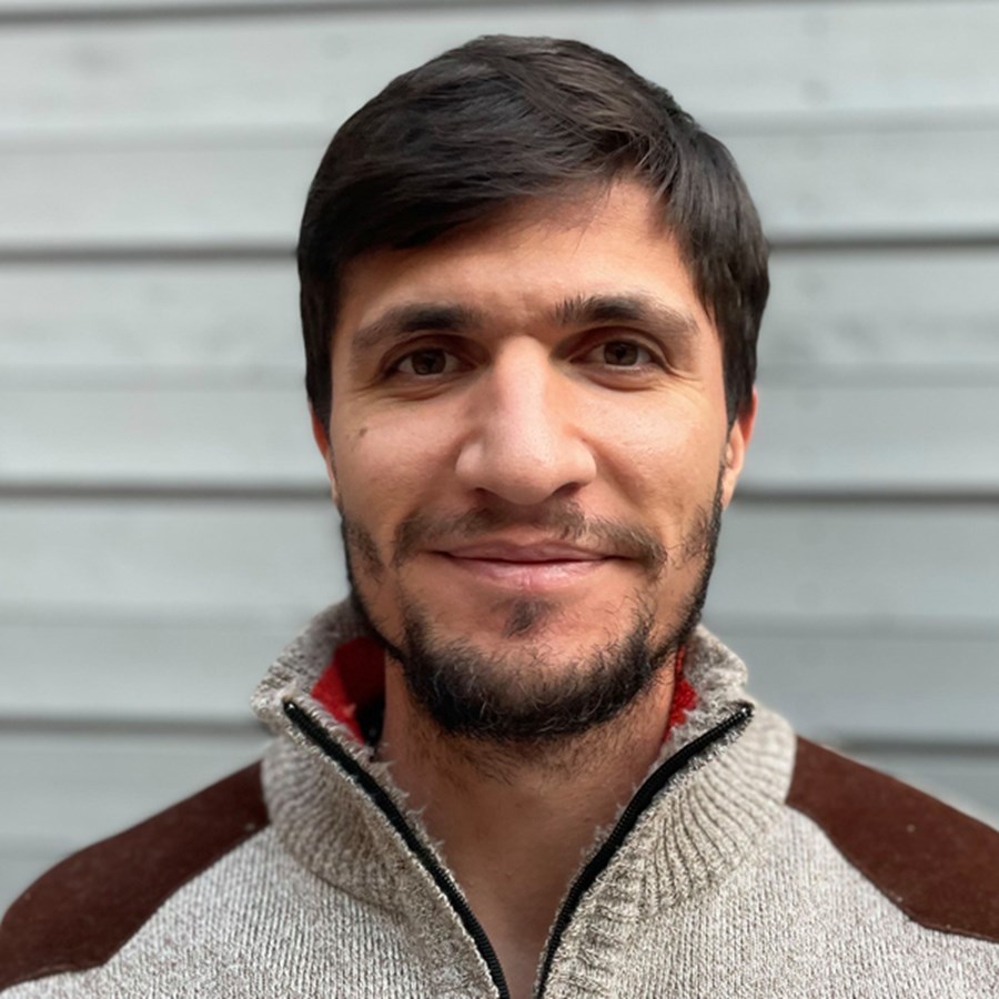 Porträtt på Najmaalddin Saifaddin Dawoud
