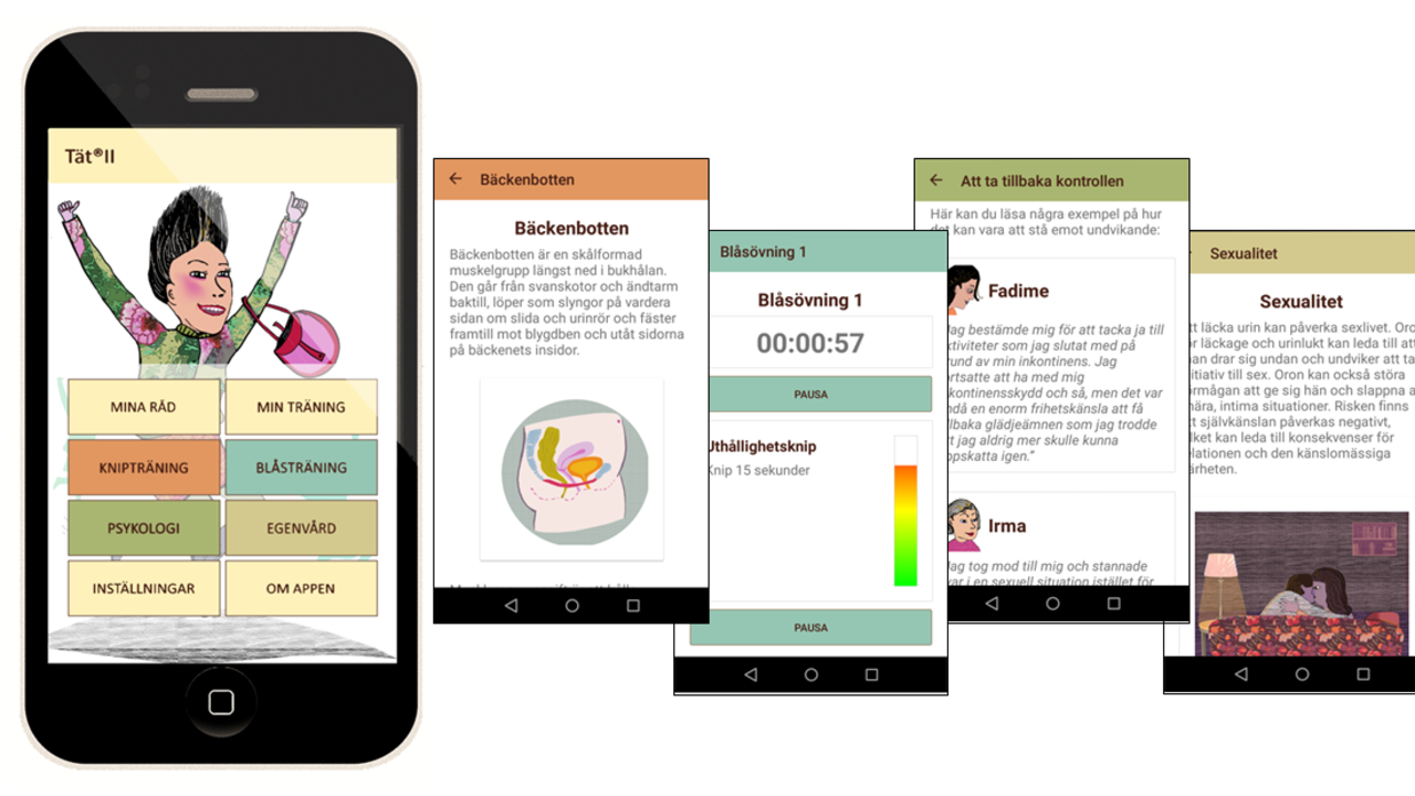 App med undersidor