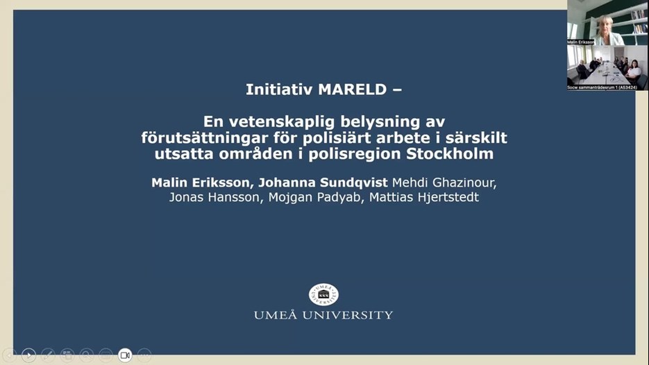 Film: UCER seminarium med Malin Eriksson och Johanna Sundqvist