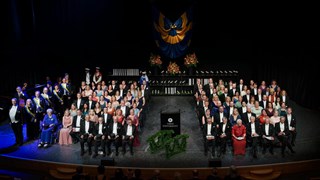 Gruppbild vid vårpromotionen 2024