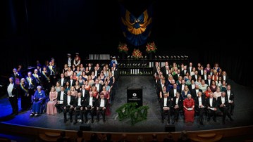 Gruppbild vid vårpromotionen 2024