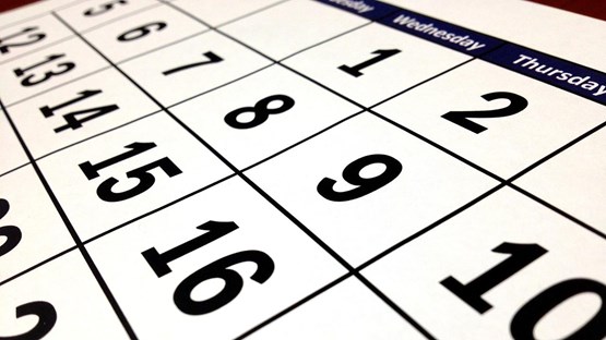 Bild på kalender