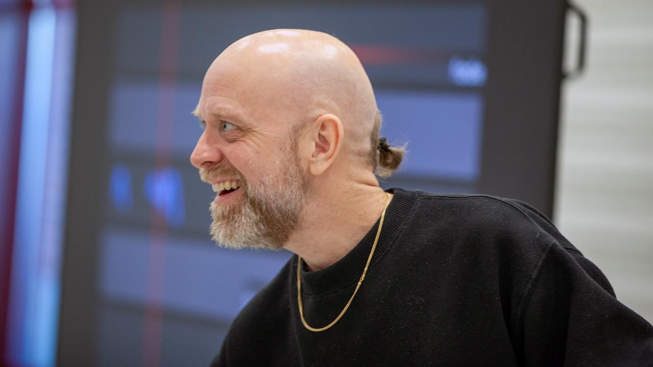 Anders Lind, som vid frågestunden utvecklade sina tankar bakom sina olika musikprojekt