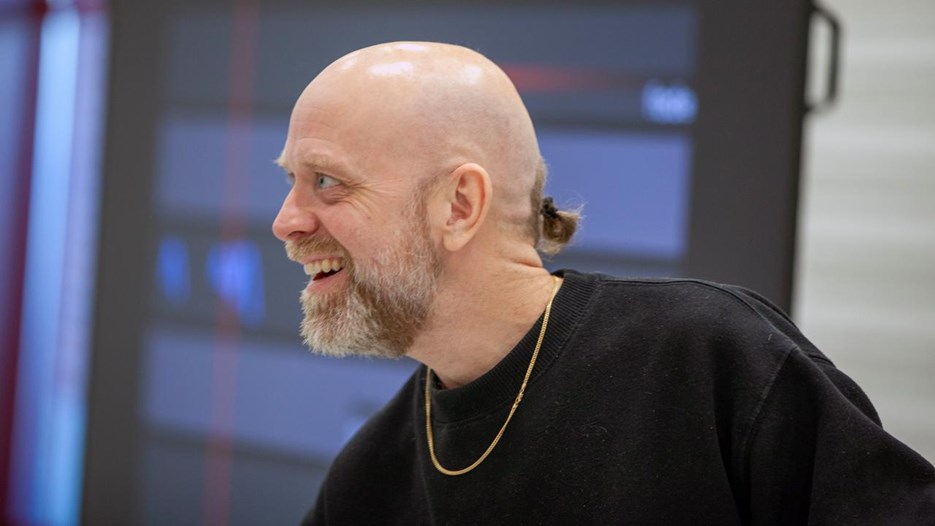 Anders Lind, som vid frågestunden utvecklade sina tankar bakom sina olika musikprojekt
