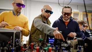 From left to right: Aitor De Andrés, Tlek Tapani, Nicolò Maccaferri