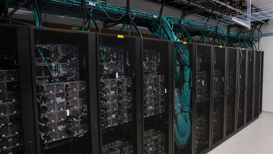 Network cables, computer racks, cabling,