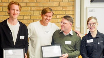 IKC:s vetenskapliga pris 2025 tilldelades Wilmer Entall och Alexander Hedlund.