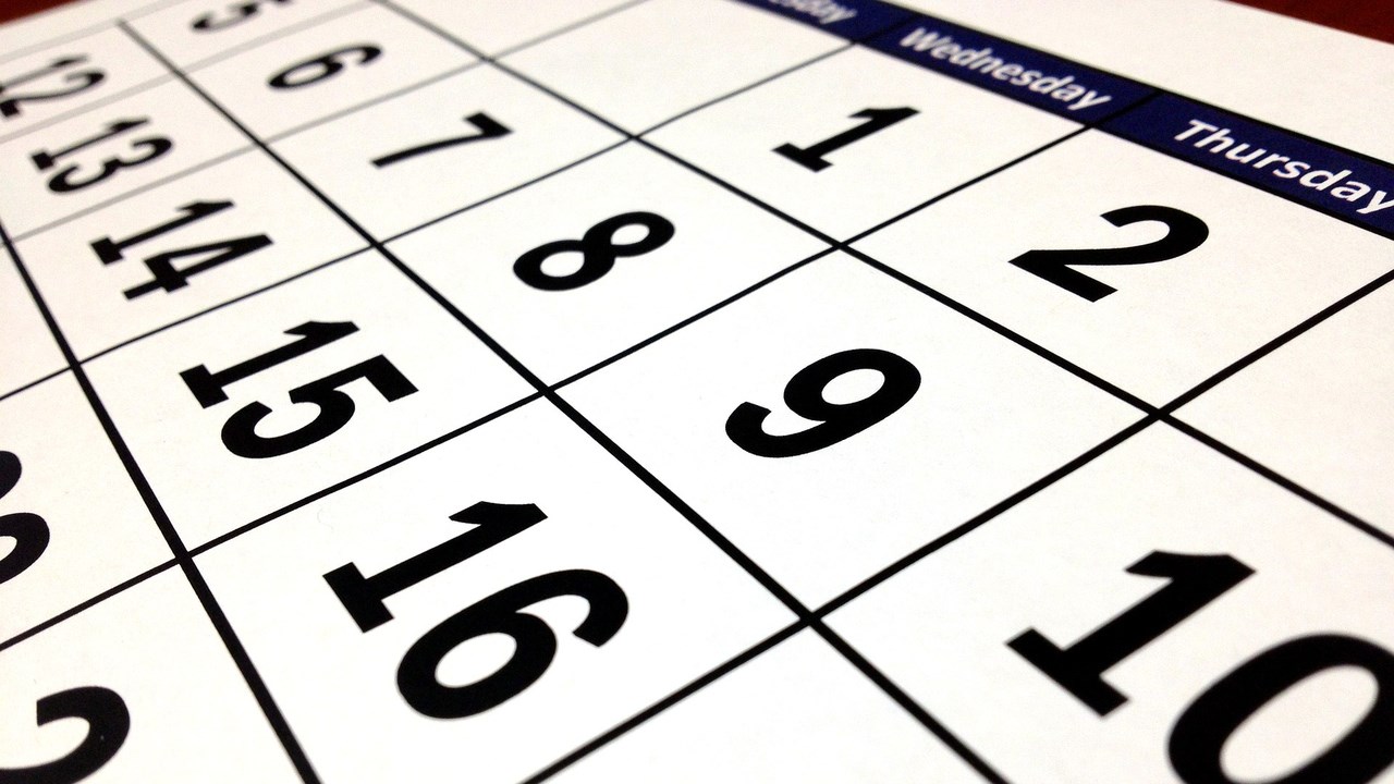 Bild på kalender