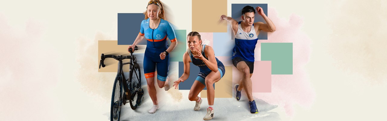 Tre elitidrottsstudenter vid Umeå universitet