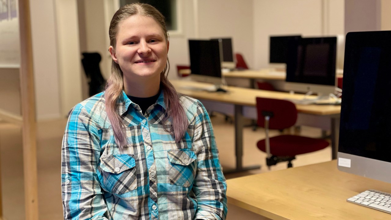Ester Olofsson, student på civilingenjörsprogrammet i teknisk datavetenskap, Umeå universitet.