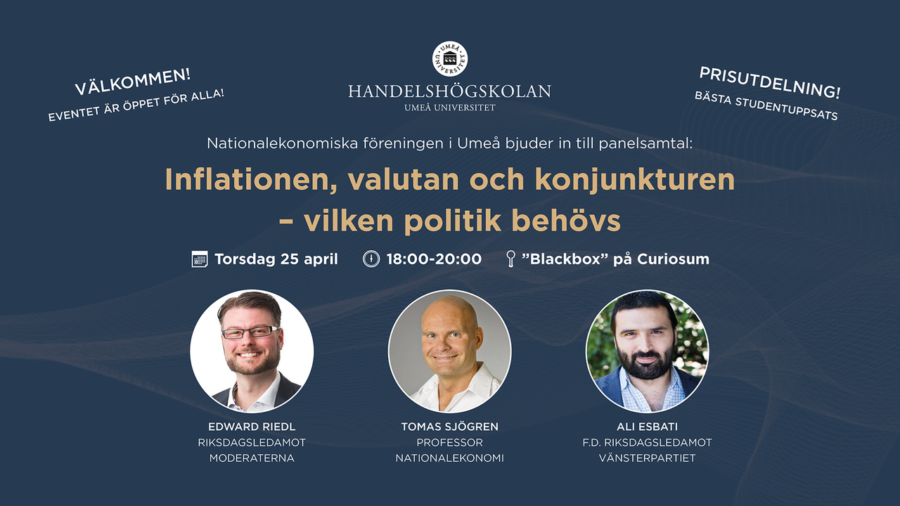 Panelsamtal med Edward Riedl, Tomas Sjögren och Ali Esbati