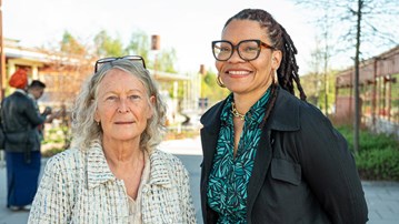 Maria Jansson och Danielle Woodhouse Johnson