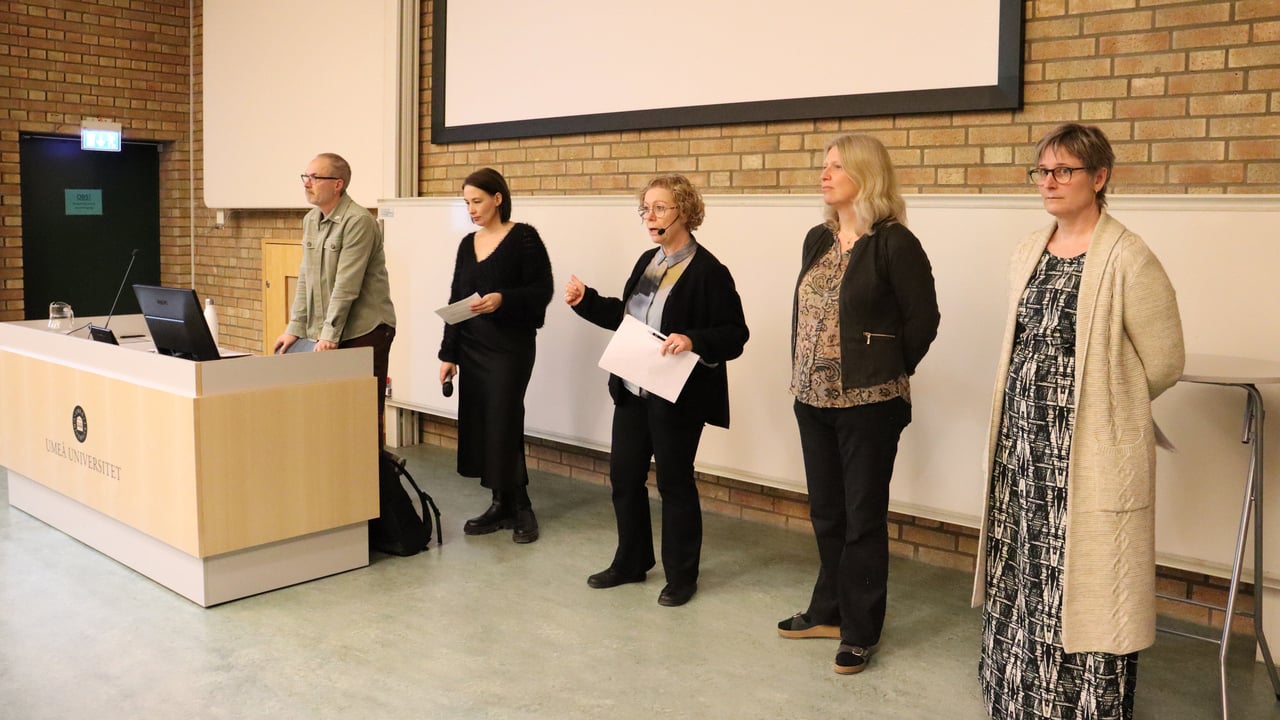 Introduktion av L&auml;rardagen 2025 vid Samh&auml;llsvetenskaplig fakultet.