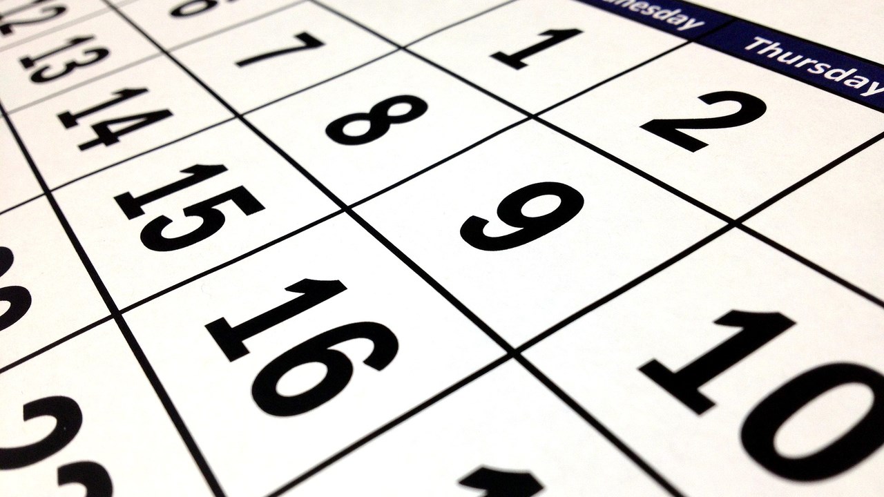 Bild på kalender