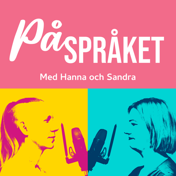 Stiliserade porträttbilder i profil på Hanna Söderlund och Sandra Lundström.