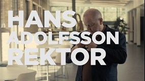 Film: Tre snabba frågor med rektor Hans Adolfsson