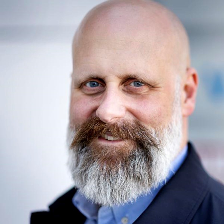 Bild på Marcus Melinder, chefredaktör på Västerbottens-Kuriren. 