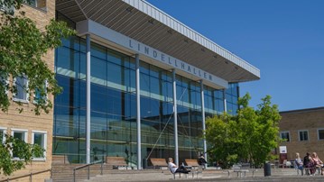 Umeå universitets campus vårbild