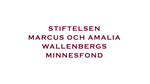 Länk till webbplats för finansiären Stiftelsen Marcus och Amalia Wallenbergs Minnesfond