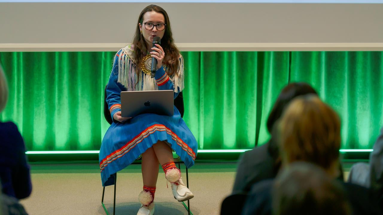 Sara-Elvira Kuhmunenungdomsförbundet Saminuorras styrelseordförande