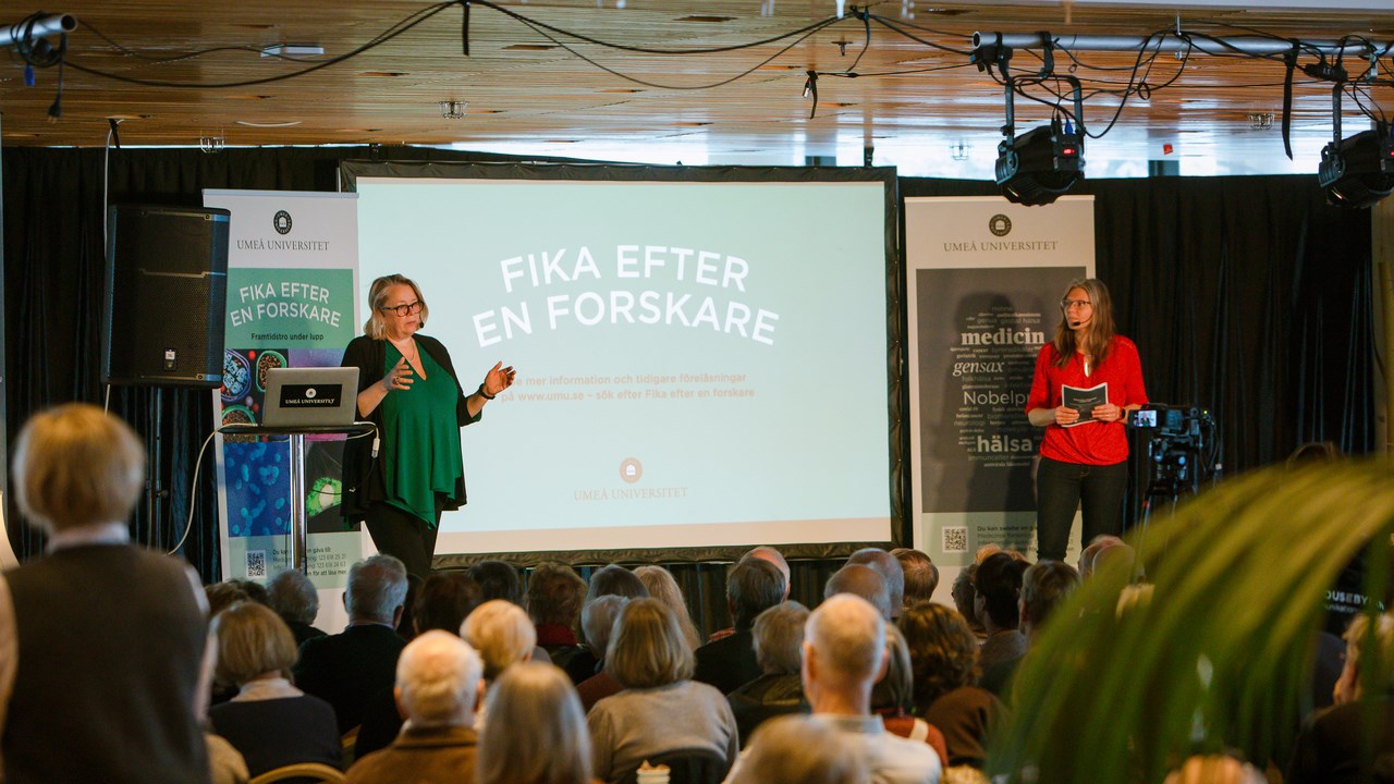 Fika efter en forskareVi bjuder på kunskap och fika. Populärvetenskapliga live-sända seminarier ger dig möjlighet att ta del av spännande medicinsk forskning.