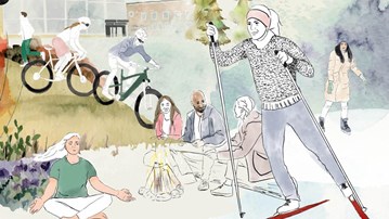 Puffbild Hälsa på campus