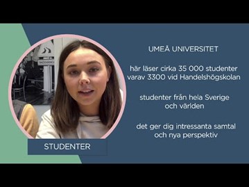 Film: Om Handelshögskolan vid Umeå universitet