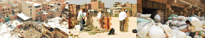 View from above of Garbage City