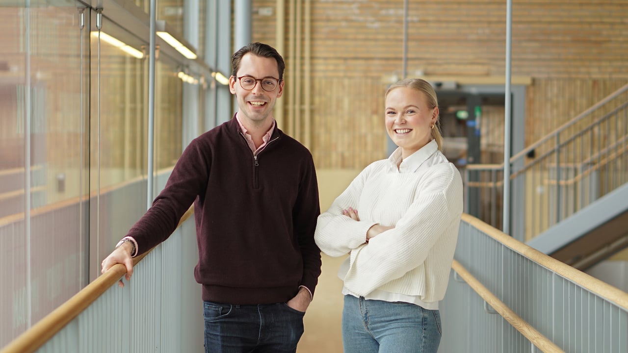 Piotr Pokrasen och Amalia H&auml;gglund.