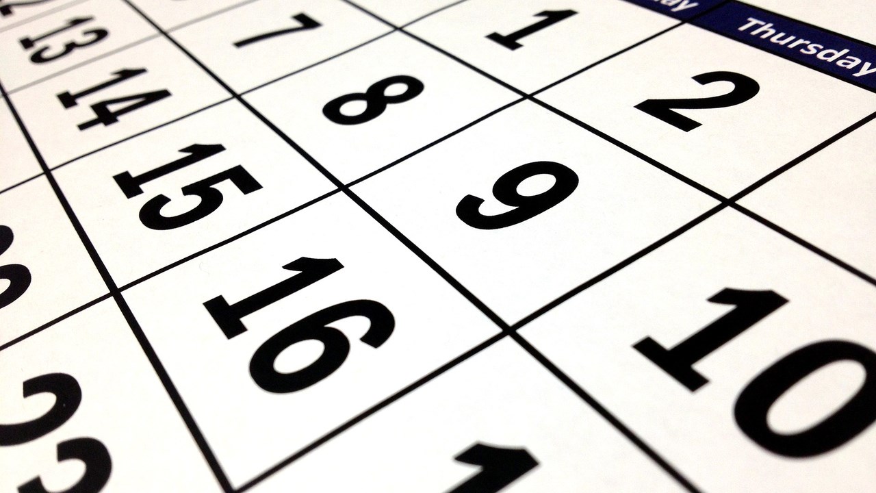 Bild på kalender