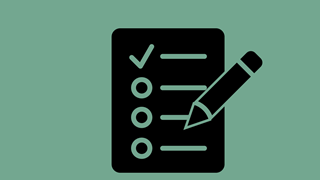 Checklista och en penna.