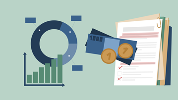 Diagram, cirkeldiagram, pengar, graf, protokoll, checklista