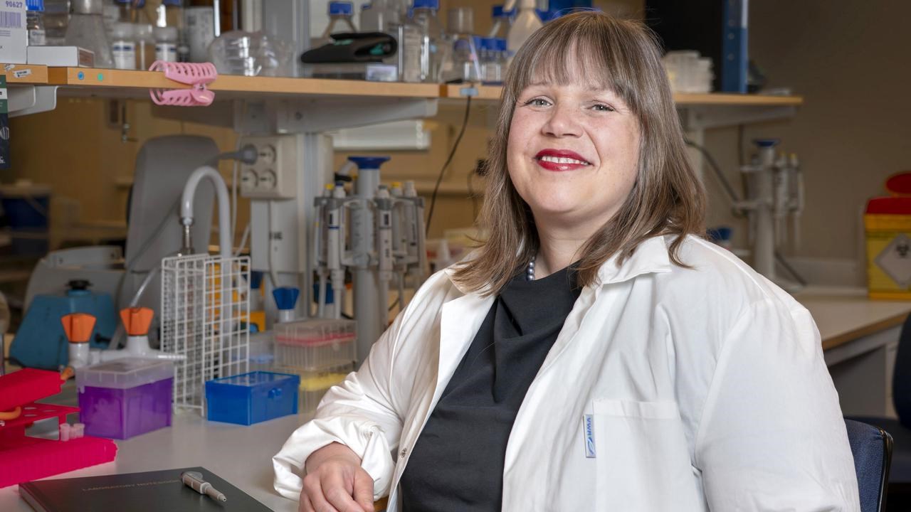 Forskaren Ellen Bushell i labbmilj&ouml;